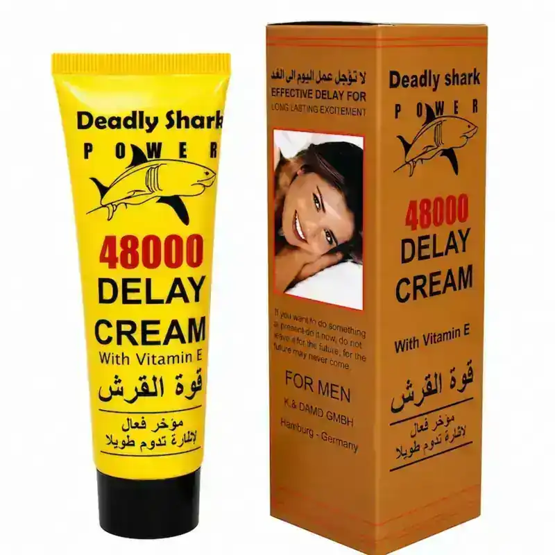 كريم ديدلي شارك 48000 للتأخير للرجال (Deadly Shark Power)