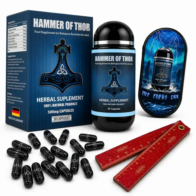 كبسولات هامر أوف ثور الألمانية الأصلية المستوردة (Hammer of Thor)